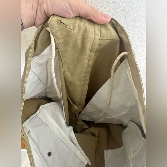 NWT Birdwell Beach Britches Tan Pants Men Drawstring Sz 36 - Picture 7 of 7